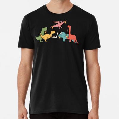 T-shirt Pizza Dinos S à 5XL Fabriqué en AU/USA