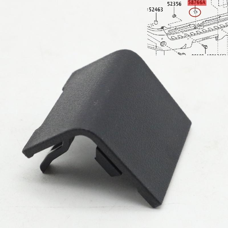Car Rear Bumper Jack Box Hole Service Cover Lock Trim Cap For Toyota Sequoia 2008-