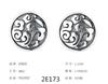 Retro Chinese Style Personalized Stud Earrings, Women'S Old Design Sense, Men'S Trendy Ruffian Handsome Earrings Customization