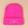 Style Versatile Hat Exquisite Embroidered Mens Womens Warm Knitted Hatscaps
