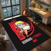 Naruto Anime Charakter Teppich für Wohnzimmer Schlafzimmer Heimdeko Coole Filmmatte Spielbodenmatte