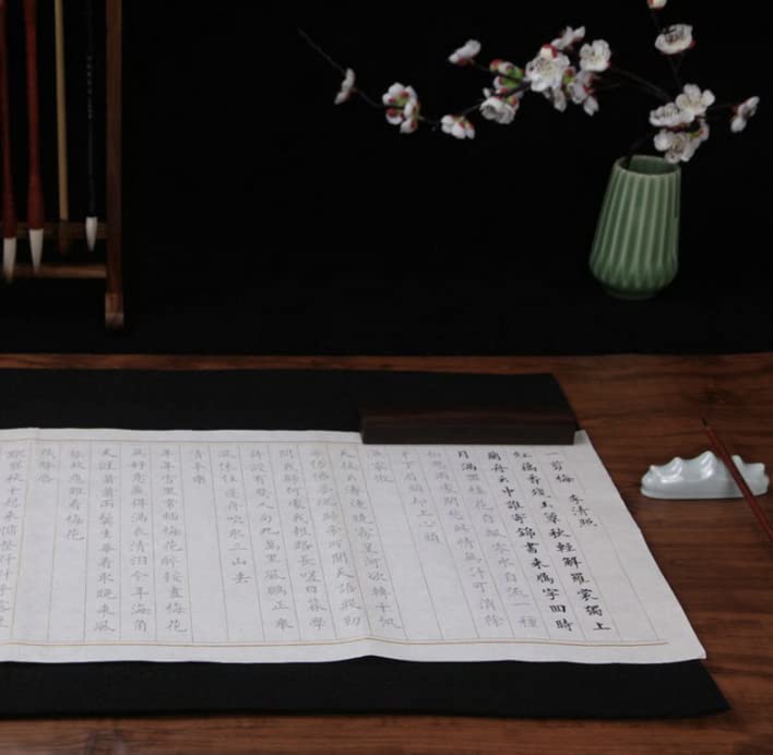 Large Mosen Felt Sheet for Calligraphy and 1m X 2m 3mm [Natura Style] Painting, (White, Thick)