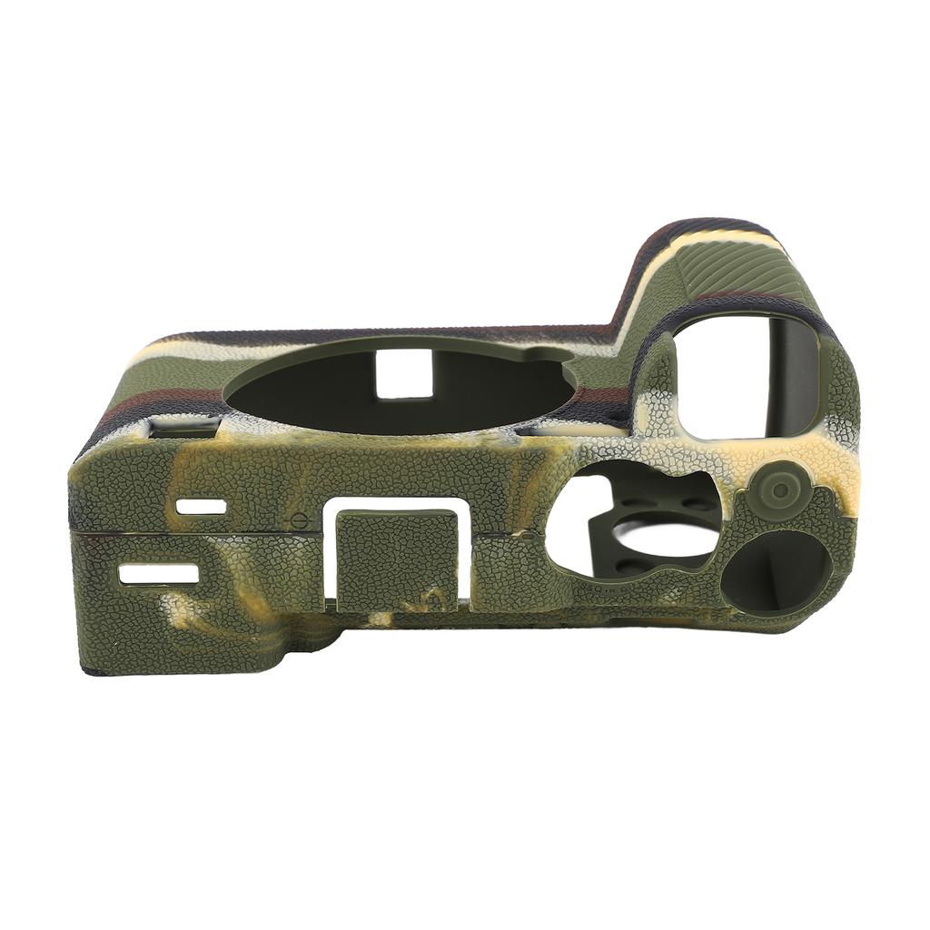 Miękkie Silikonowe Etui na Aparat Amortyzacja Wstrząsów Antypoślizgowe Etui Ochronne na Aparat dla A7CII A7CR Brązowe