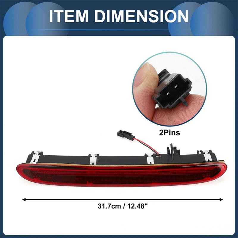 LED High Level Third Brake Light For Vauxhall/Opel Astra J 5D Hatchback 09-2015, Astra J GTC OPC 2012-2018 13372164 Red