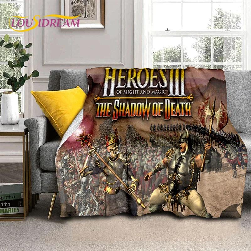 Heroes of Might and Magic Classics herní přikrývka, měkká přikrývka pro domácí ložnici pohovka pohovka piknik cestovní přikrývka do kanceláře