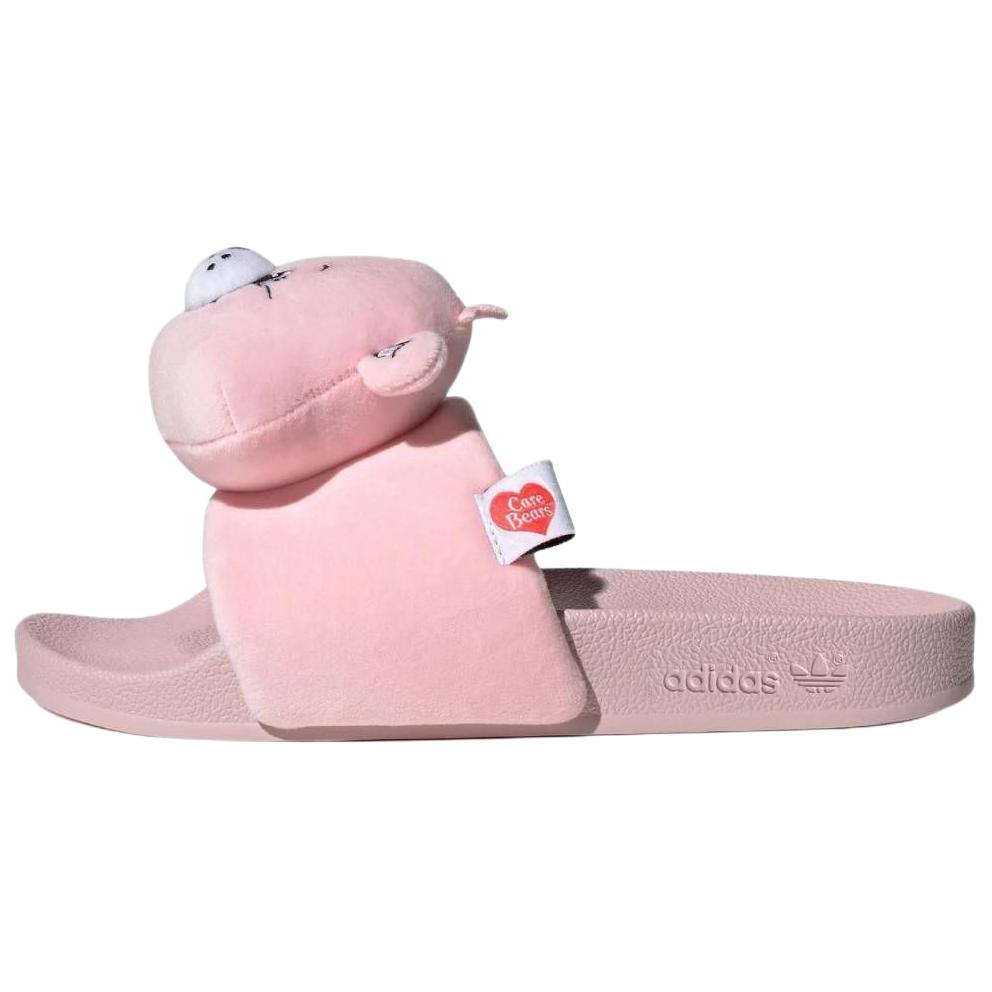 Сланцы CARE BEARS X Adidas Originals Adilette Женские Прозрачно-розовые KH9957 38