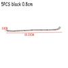 20cm False Eyelashes for Baby Dolls DIY Accessories Black Brown Tawny 3Colors Kids Children Toy