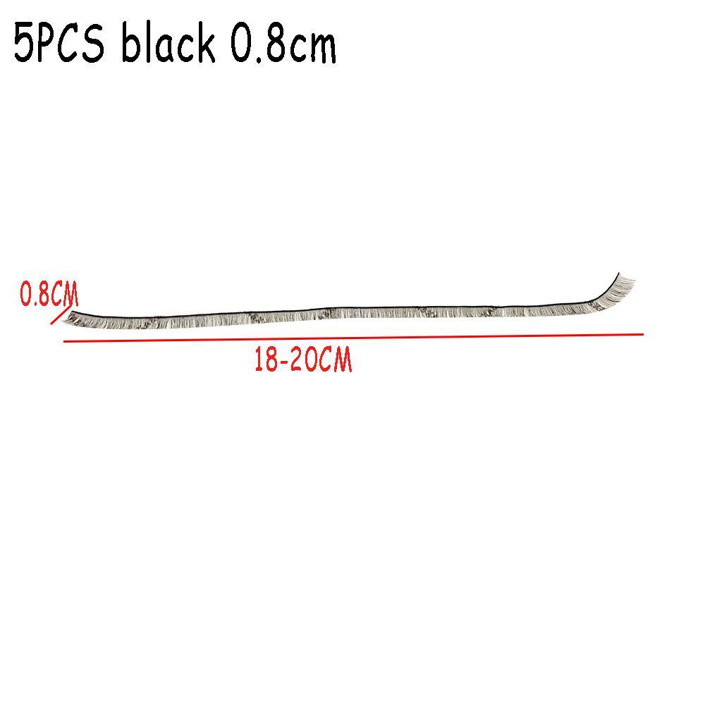 

5 шт. Кукольные детали, подарки на день рождения, игрушка, украшение для глаз, ресницы, детские кукольные ресницы, игрушка, сделай сам, аксессуары 0.8cm чёрный