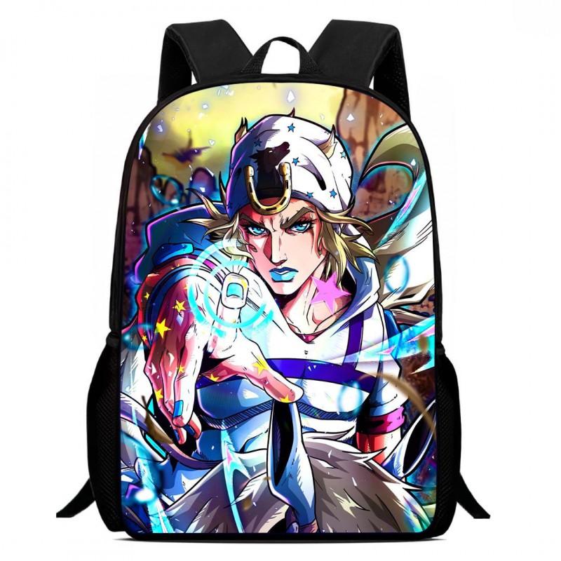 Zaino Scolastico per Bambini del Cartone Animato JoJo's Bizarre Adventure Leggero Ergonomico a Doppia Spalla Con Disegno Stampato Voti