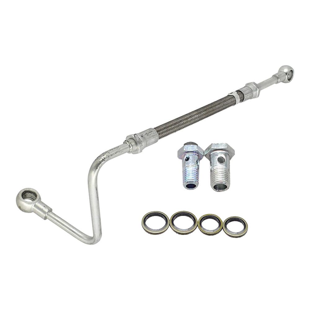 Fuel Supply Tube Filter to Pump For 89-98 Dodge 5.9L Cumm 6BT w/ Seals Bolts
