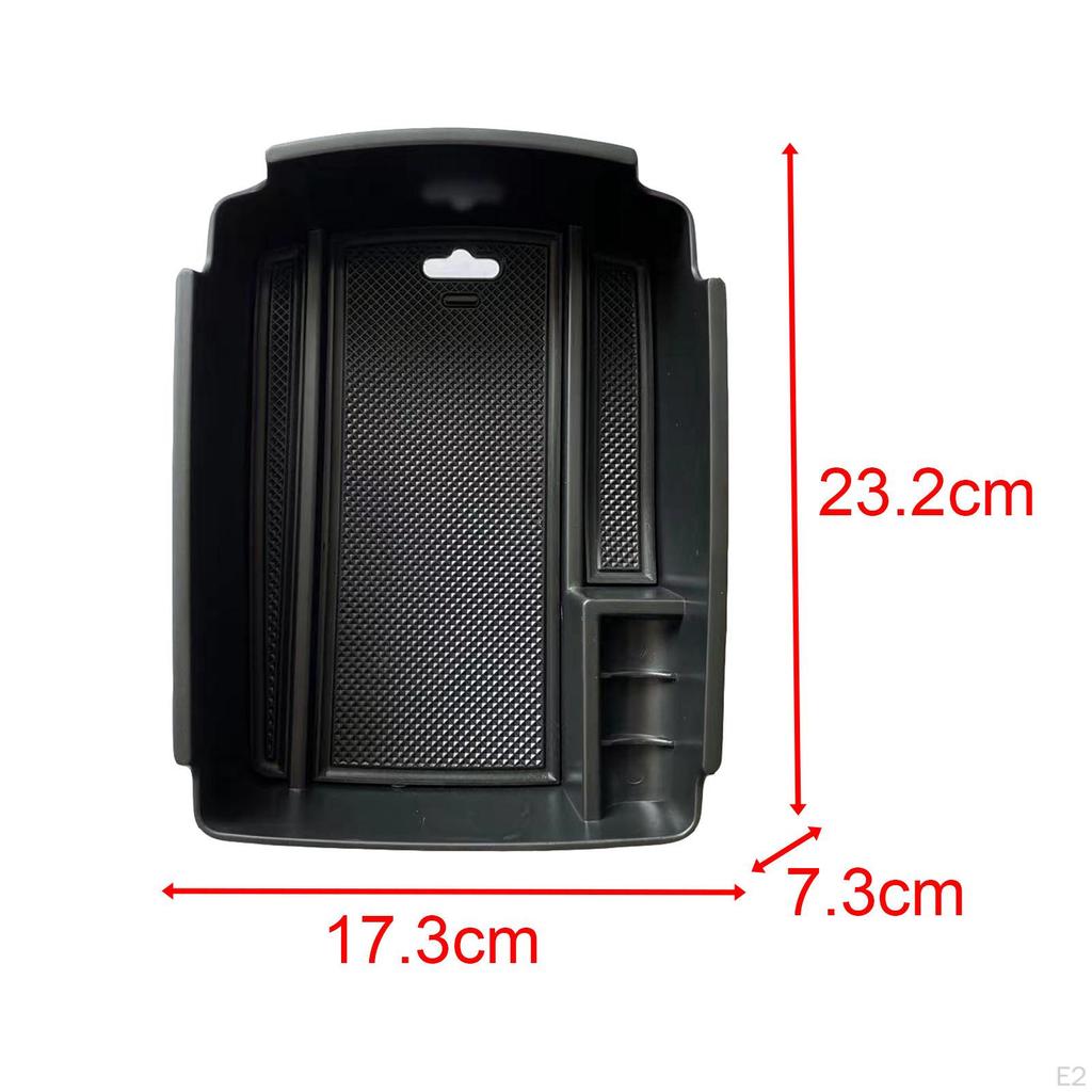 Car Central Armrest Storage Box ,Center Console Organizer Multifunctional Organize Phones Wallet