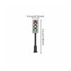 1/64 Scale Traffic Light Realistic Design Miniature Display Versatility Diorama