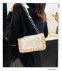 Korean Style Lace Crossbody Chain Bag for Women - Fashionable and Trendy Small Handbag