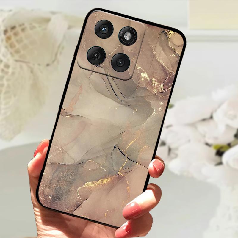 Modne Etui Dla Motorola Edge 60 Fusion 5G Odporny na Wstrząsy Zderzak Miękkie Pokrowiec na Telefon Dla Moto Edge60 Fusion Silikonowe Ochronne Etui