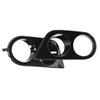 2pcs Front Bumper Foglight Cover Dual Holes Car Accessory Fit for E46 M3 2001‑2006
