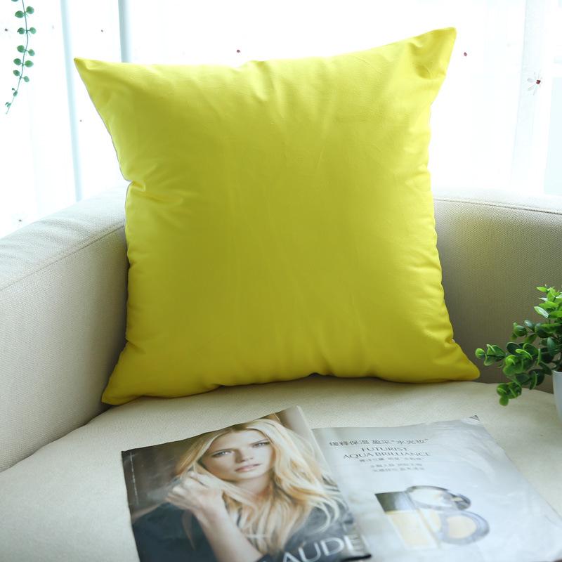 Warm Yellow and Gray Geometric Striped Pillowcase Pattern Sofa Thickened Short Plush Simple Cushion Cover Does Not Include Pillowcases