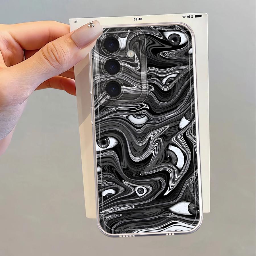 

Чехол для Samsung Galaxy A52 A71 A72 A31 A12 A51 A21s A50 A52s A16 A32 Мягкая крышка для телефона Инновационный Креативный Глаза Galaxy A22 4G