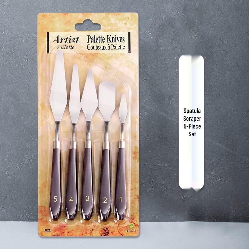 

Zhaoran 5-Piece Cake Decorating Spatula and Scraper Set