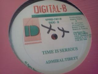 

12inch Record ADMIRAL TIBET, NINJAMAN, SHABBA RAN - Time Is Serious VPRD747 Digital-B US Reggae, Ska & Dub Used