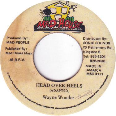 

7inch Record WAYNE WONDER Head Over Heels MSC3111 Mad House Jamaica Reggae Ska Dub Used