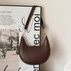 Moon Shaped Baseball Bag High-end Scratch-resistant Single Shoulder Bag for Women Shopping Gathering Weekend Trip