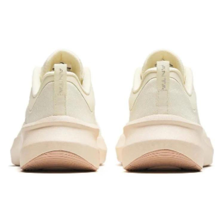 Anta Round Tip Cushioning, Wear Resistant Low top Training Shoes Women's Light Beige White 122417757-3
