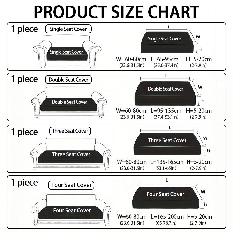 Minimalistyczny nowoczesny pokrowiec na sofę w jednolitym kolorze jest uniwersalny na cały rok, antypoślizgowy, odporny na zabrudzenia, przyjazny zwierzętom i można go prać w pralce.