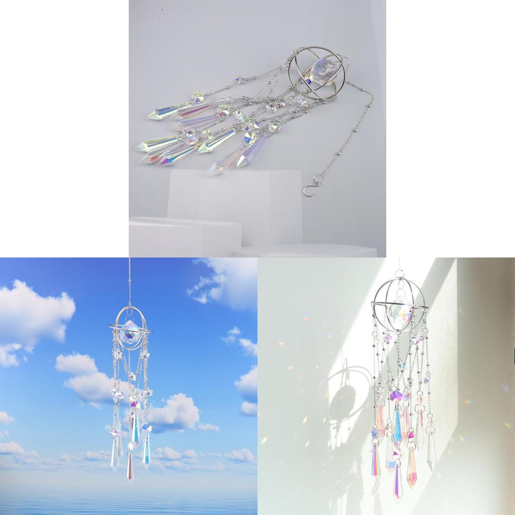 Crystal Sun Catcher Pendant With Agate Material For Home Decor Gift For Weddings