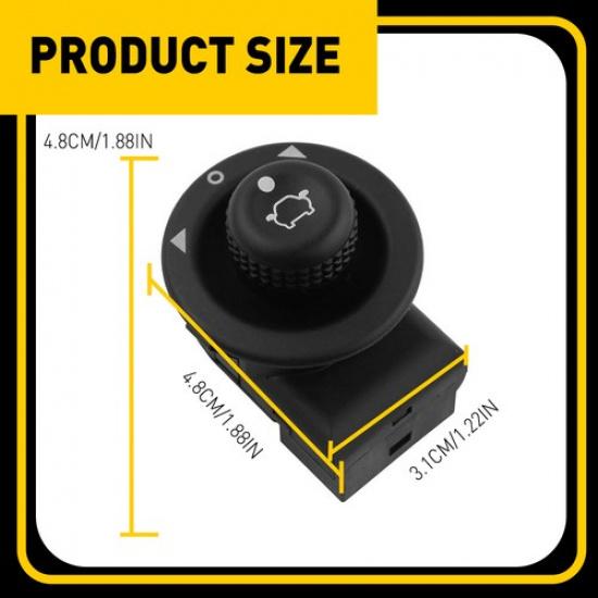 NEW For Ford 15-23 TRANSIT Lever On Mirror Adjustment Control Switch Button Dash