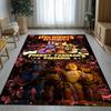 Tappeto Area Antiscivolo Horror Freddy F-FNAF Giochi Soggiorno Tappeto Morbido per Camera da Letto Stanza dei Giochi dei Bambini Divano, Zerbino Decorazione per la Casa Regalo