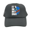 Democratic Congo Flag Trucker Hat Adjustable Mesh Baseball Cap Patriotic Congo Casual Sun Hats for Unisex Women