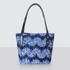 Borsa Tote Tinta a Mano Stile Etnico, Borsa a Mano/Spalla di Grande Capacità per Donna