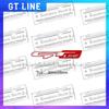 1x For GT Line Kia Sorento Ceed Picanto Sportage Stinger Niro Rio Car Steering Wheel Badge Zinc Alloy Car Interior Emblem Decal