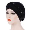 Diamonds Braid Turban Caps for Women Head Wraps