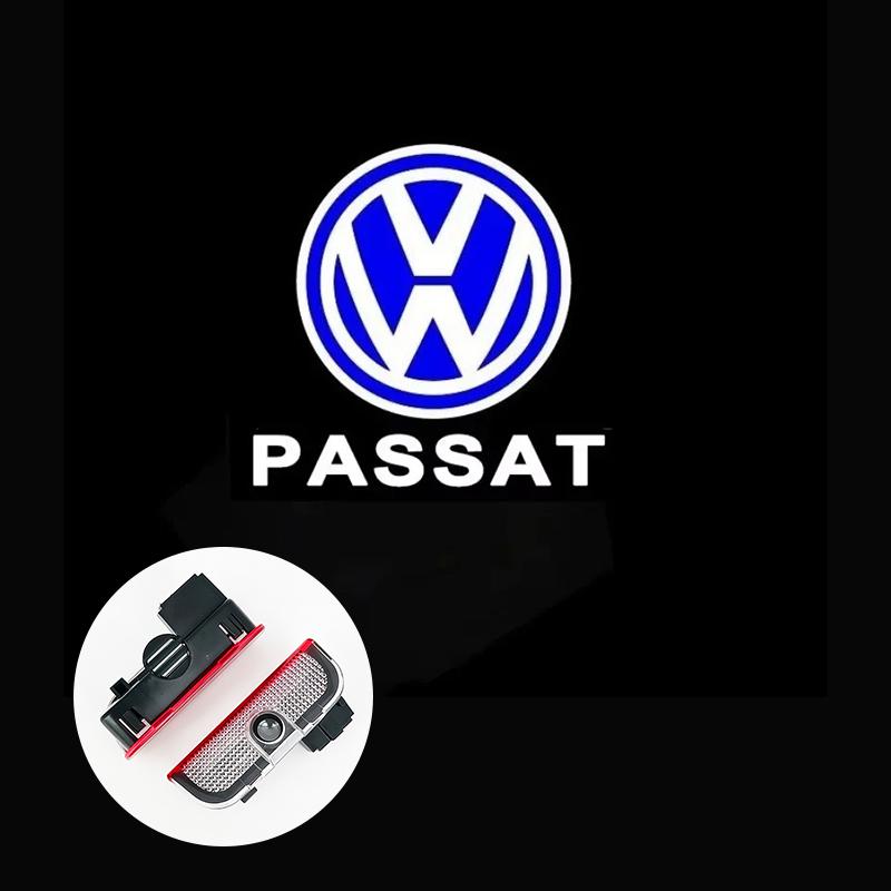 For VW 2Pcs Car Logo Door Logo Courtesy Lamp Laser Projector HD Welcome Light For VW Passat CC Lamando Touran Touareg Tiguan Eos Golf ER1