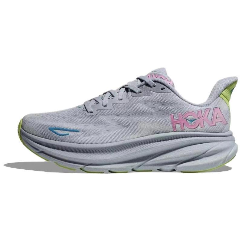 HOKA ONE ONE Clifton 9 Gull Sea Ice Women s Sneakers 1127896-GLLS 38