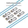 Retractable Rope Tightening Tool with Safety Buckle Durable Tensioner for Outdoor Camping Fishing Trip Use
