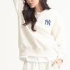 New MLB Sweatshirts Unisex Ivory White 3AMTM0121-50CRS