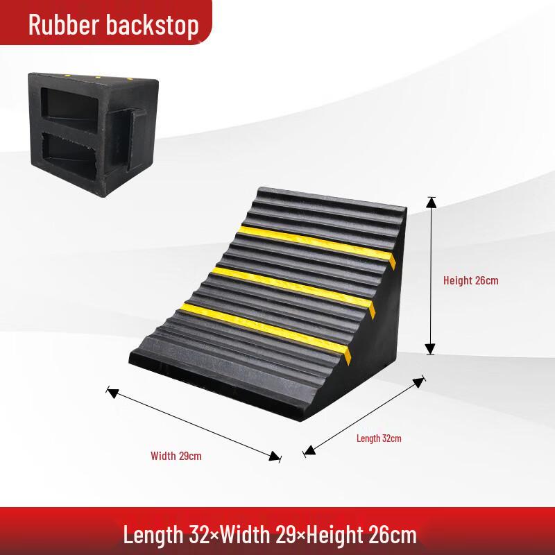 Brangdy Heavy Duty Rubber Wheel Chock