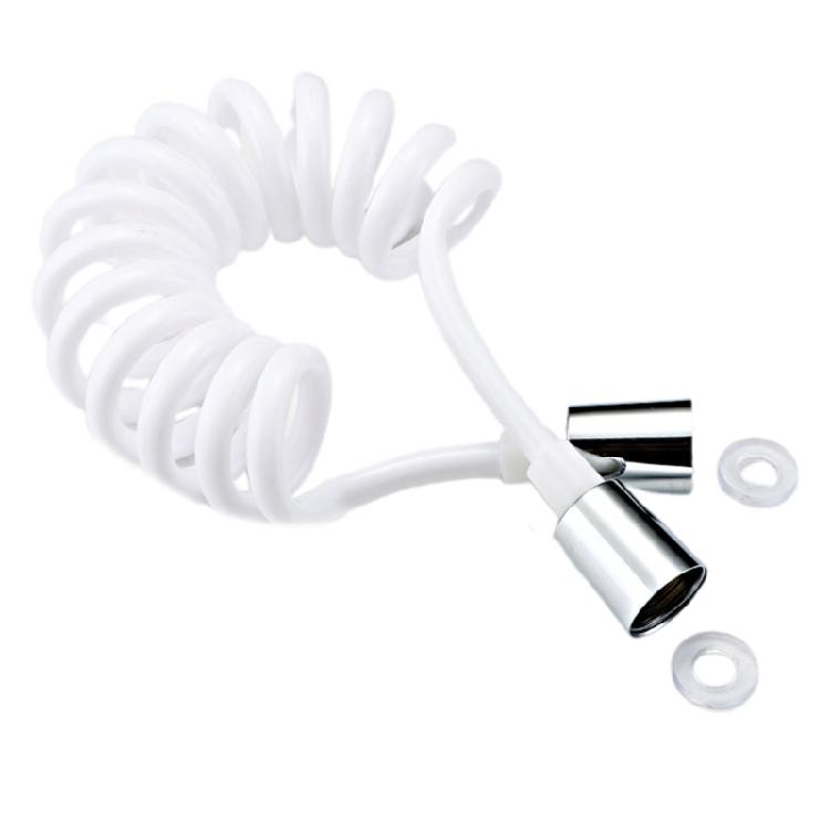 Bathroom Flexible Shower Hose Handheld Bidet Sprayer Spring Hose Accessory