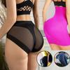 Intimo in rete traspirante senza cuciture Mutandine modellanti per il corpo Intimo modellante a vita alta Intimo elastico Cintura dimagrante