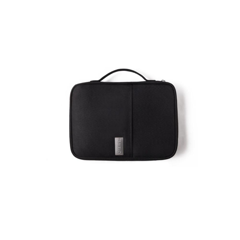 Card Holder Travel Wallet Solid Color Card Storage Bag Passport Bag Travel Accessories