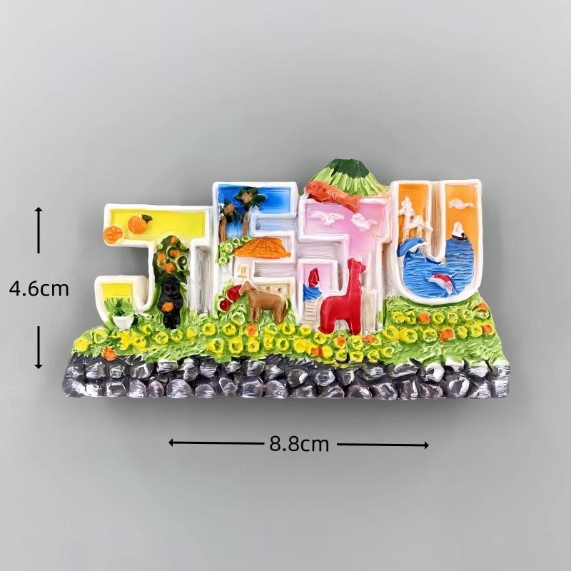 Korea Fridge Stickers Jeju Travel Souvenirs South Korea Fridge Magnets Home Decoration Wedding Gifts