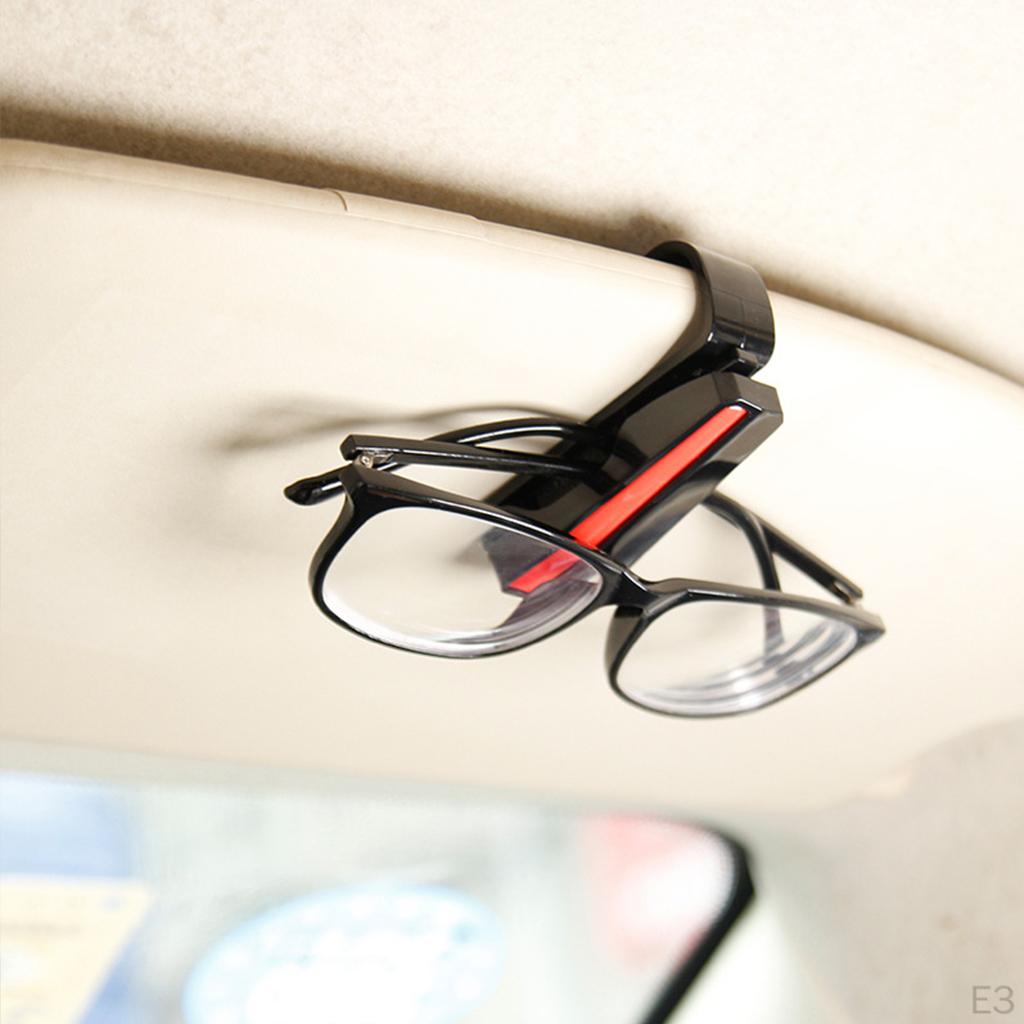 Auto Glasses Holder Clip Pen with Ticket for Visor Accessory Durable