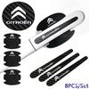 Pellicola Antigraffio per Maniglia Portiera Auto Adesivo Protettivo per Citroen C1 C2 C3 C4L C5 DS3 Xsara Picasso Berlingo Jumpy Emblema