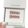 Daily Commuting Versatile Simple Side Light Cat Eyes Peach Blossom Stuffed Nails