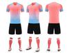 New Football Suit Sports Boys Training Suit Children'S Women'S Quick-Drying Short-Sleeved Jersey Summer Digital Printing