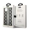 Etui Do iPhone 14 Plus Karl Lagerfeld Monogram Stripe Szare