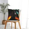 Megadeths Pillow Case MegaRock City Heavy Metal Square Pillow Cover For Sofa Couch Bed Living Room Cute Funny Cushion Cover