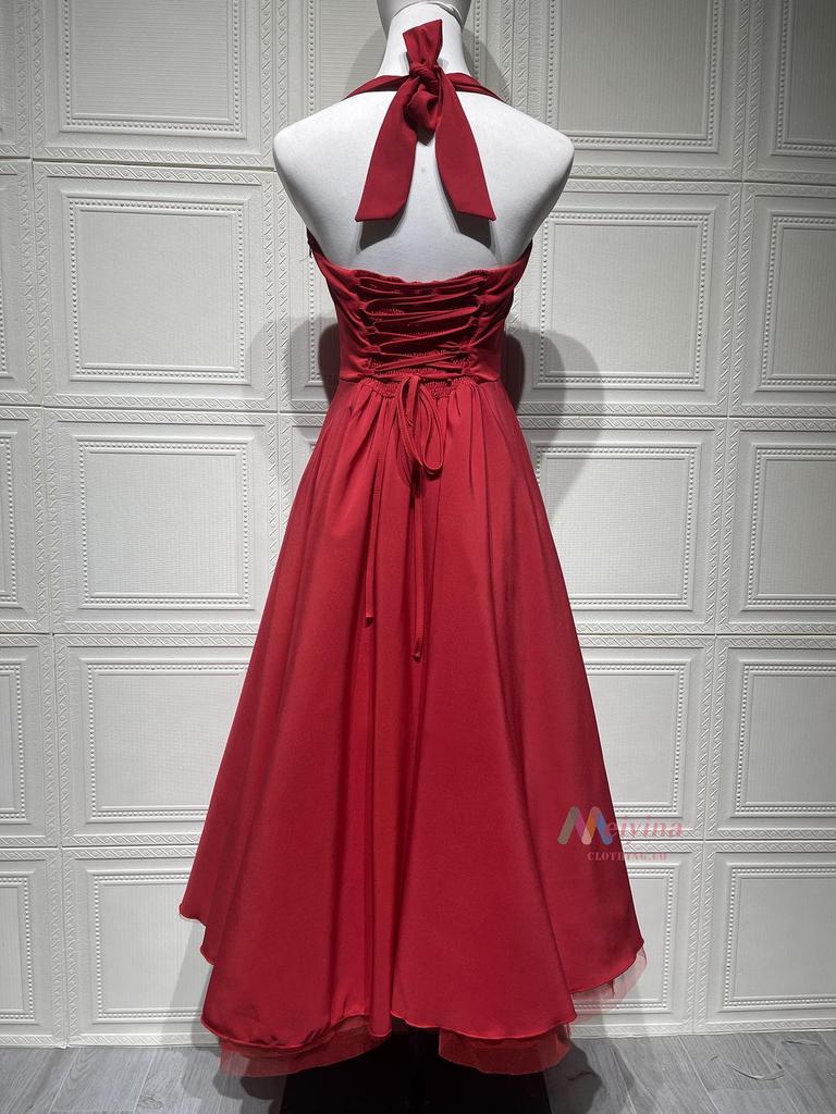 Lace-Up Waist-Cinching Puffy Evening Gown (European and American Design) - 2025 Collection